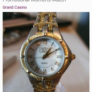 Grand casino quartz watch women's
